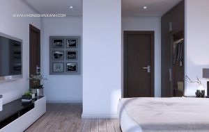 Góc trang trí tròn phòng ngủ Master