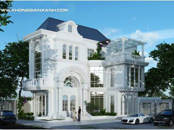 Thiết kế biệt thự tân cổ điển ở Vũng Tàu