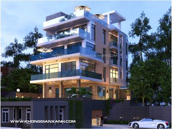 Thiết kế biệt thự trên núi – Tp Vũng Tàu