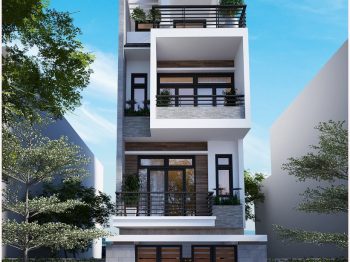 Thiết kế nhà phố 4 tầng tại Vũng Tàu – Ms Giàu