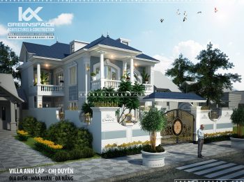 Thiết kế biệt thự kiểu Pháp tại Đà Nẵng