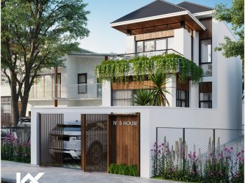 Thiết kế nhà phố diện tích 106m2 Hội An