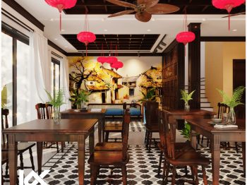 Thiết kế nội – ngoại thất khách sạn Phúc Thảo