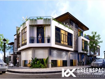 Thiết kế văn phòng làm việc kết hợp nhà ở