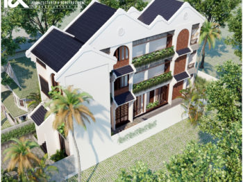 Thiết kế biệt thự phong cách Hội An