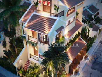 Thiết kế công trình nhà ở kết hợp kinh doanh lưu trú