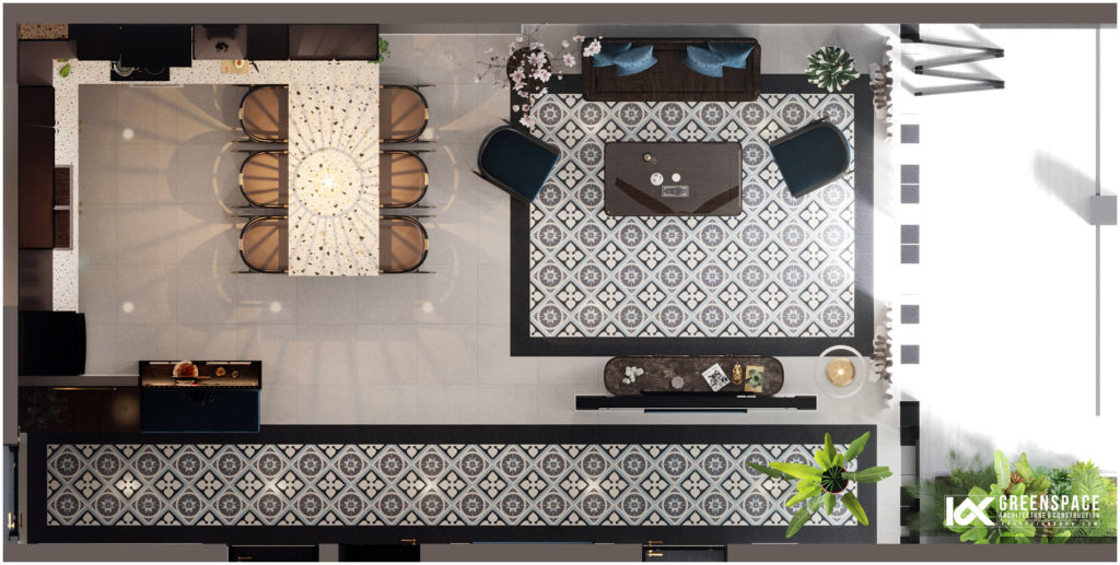 Thiết kế căn hộ phong cách Indochine – Sự giao thoa bản sắc độc đáo
