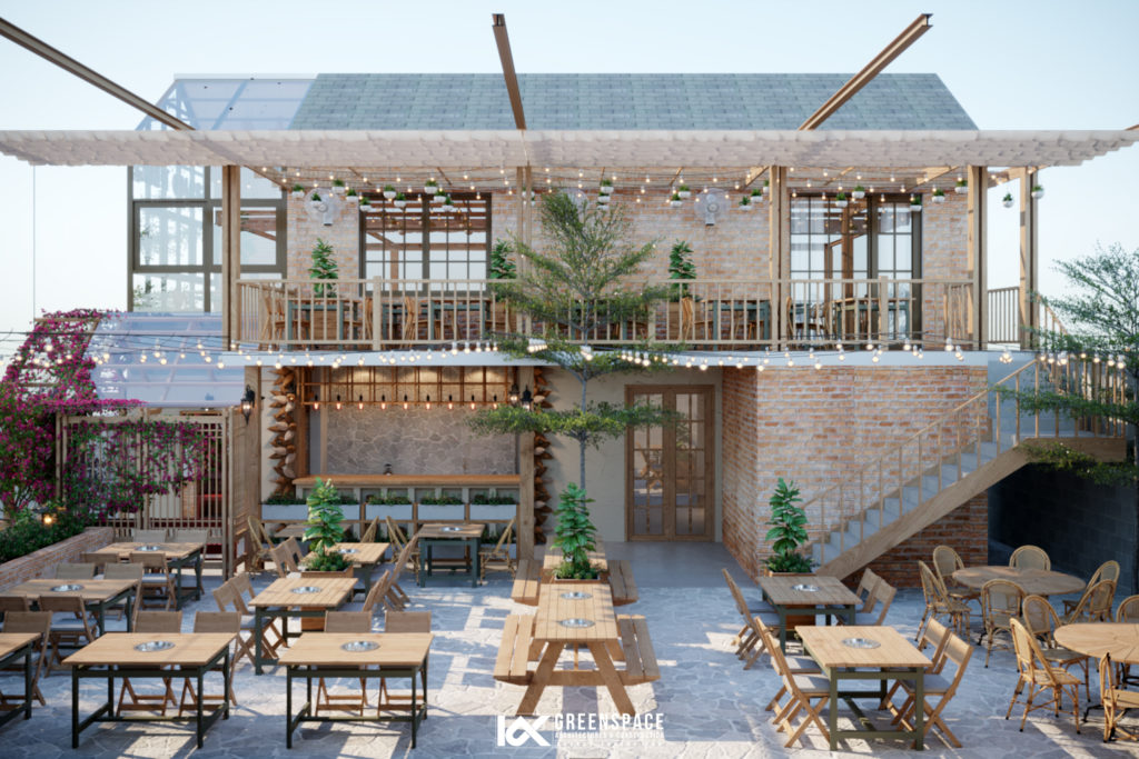 Thiết kế nhà hàng lẩu nướng – phong cách mộc mạc gần gũi