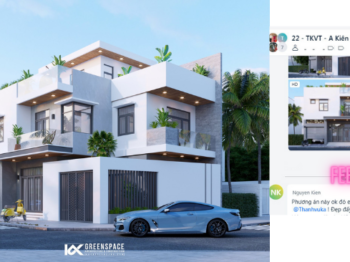 NHÀ PHỐ 3 TẦNG HÌNH KHỐI KHỎE KHOẮN, HIỆN ĐẠI