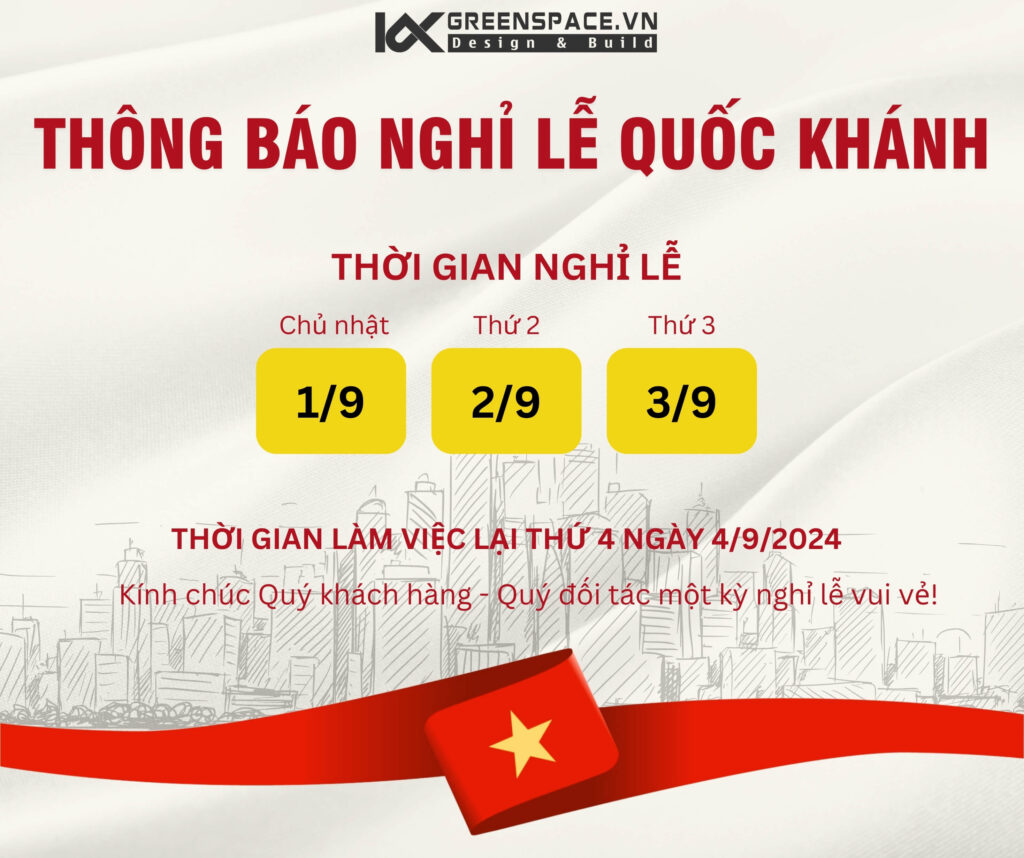 lịch nghỉ lễ quốc khánh 2024