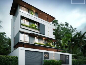 thiết kế bà thi công biệt thự bãi sau