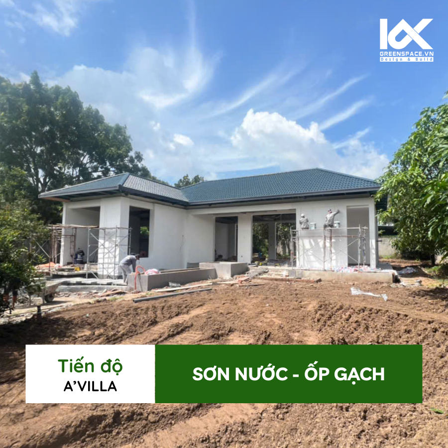 thi công biệt thự hồ tràm