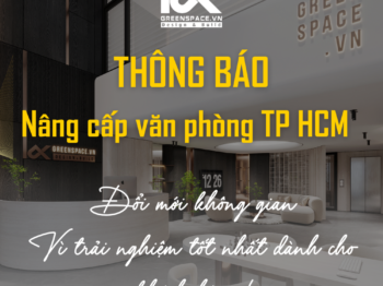 thông báo sửa chữa văn phòng KGX