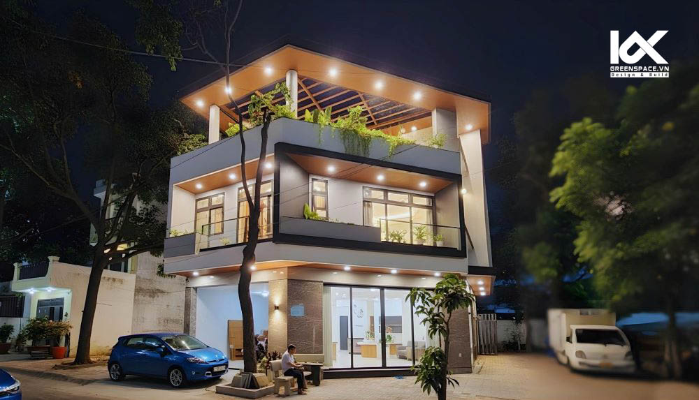 thiết kế biệt thự 2 mặt tiền vũng tàu