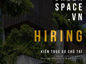 TUYỂN DỤNG KIẾN TRÚC SƯ CHỦ TRÌ
